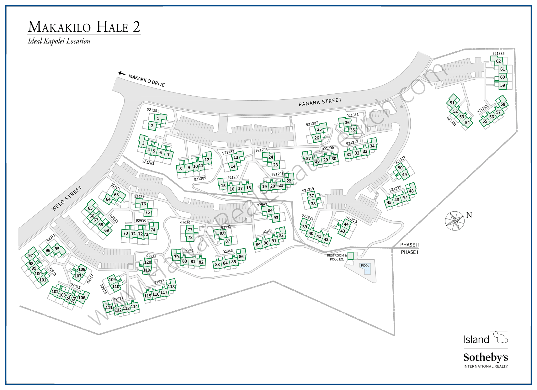 Makakilo Hale Map